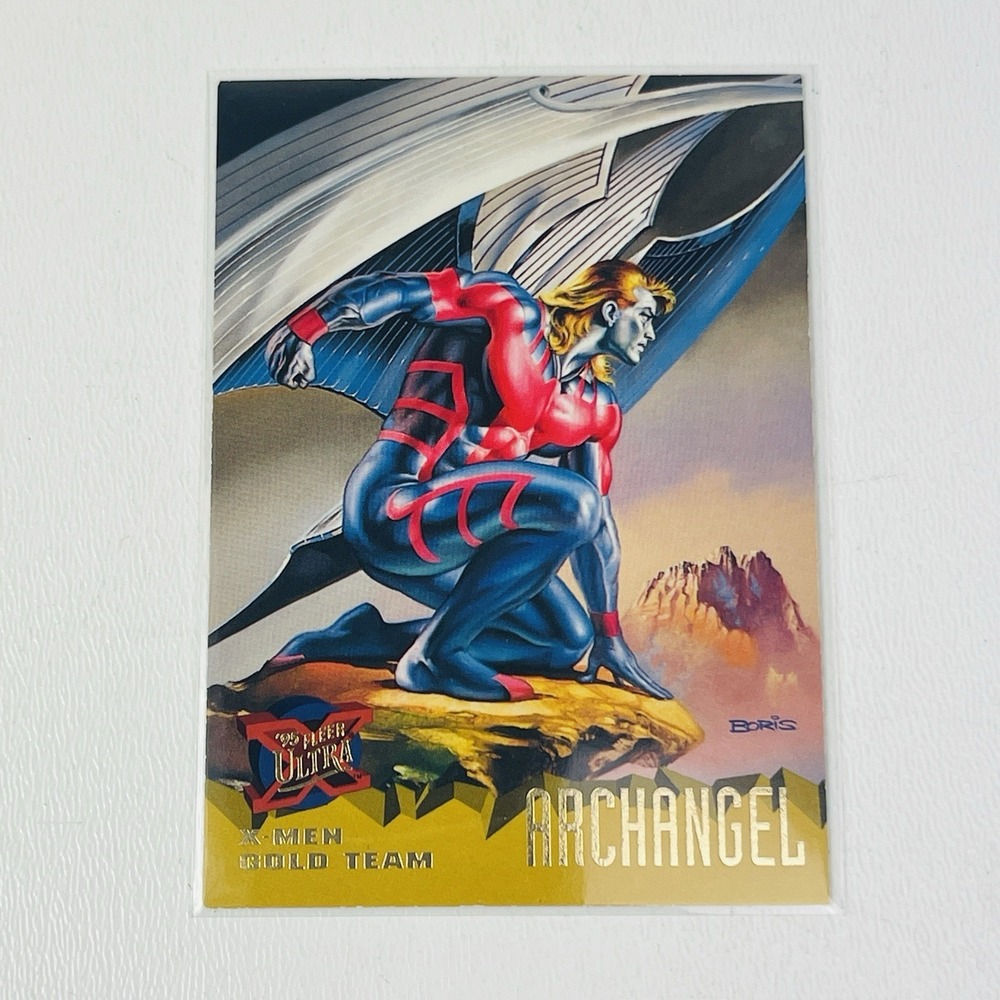 1995 Fleer Ultra Marvel X Men X Men Gold Team Archangel 100